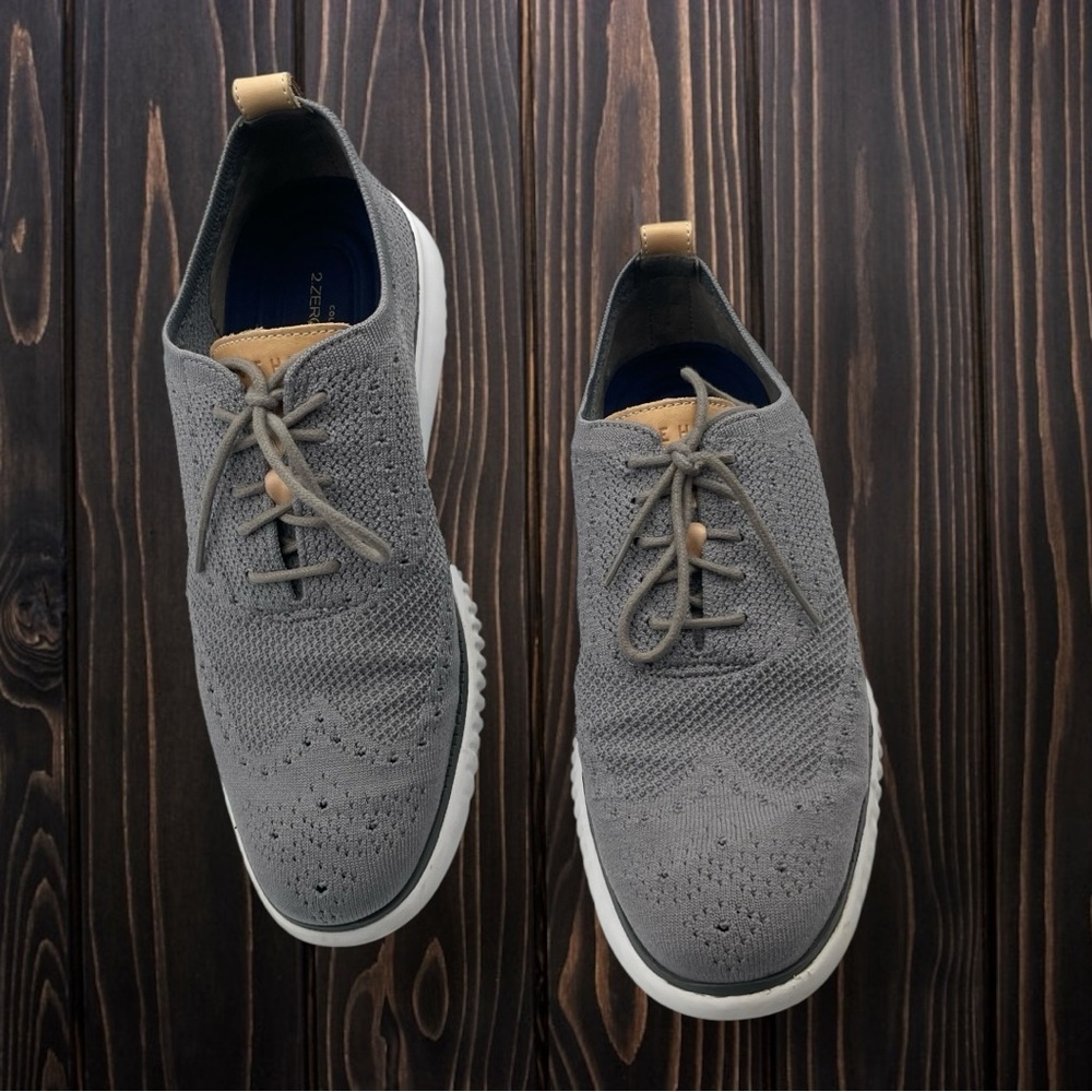 Cole Haan 2.ZeroGrand Stitchlite Water Resistant
Wingtip (Men) Size 10 Ironstone - Picture 2 of 16